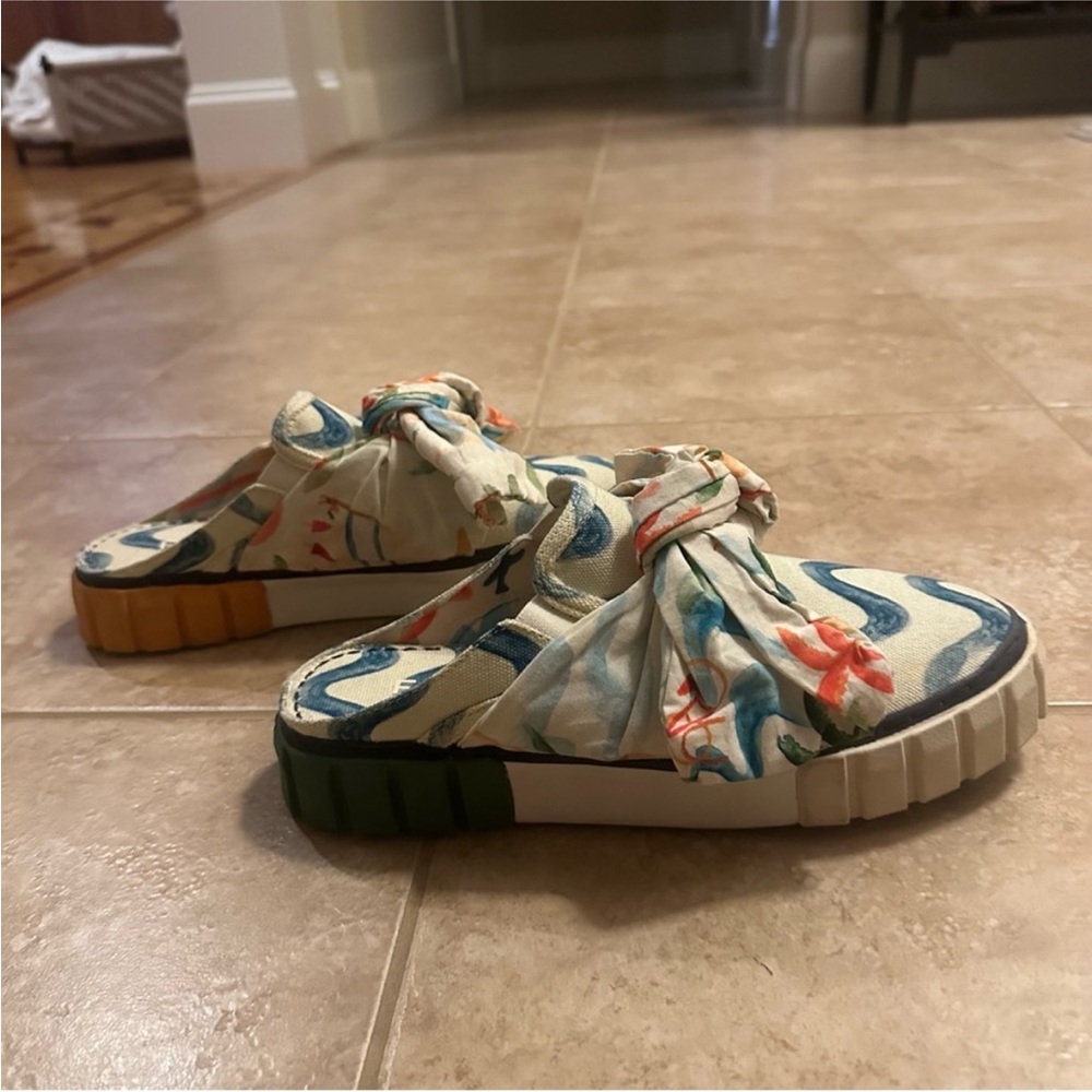 Farm Rio Copacabana Mule Sneaker With Bow NEW - Picture 13 of 16